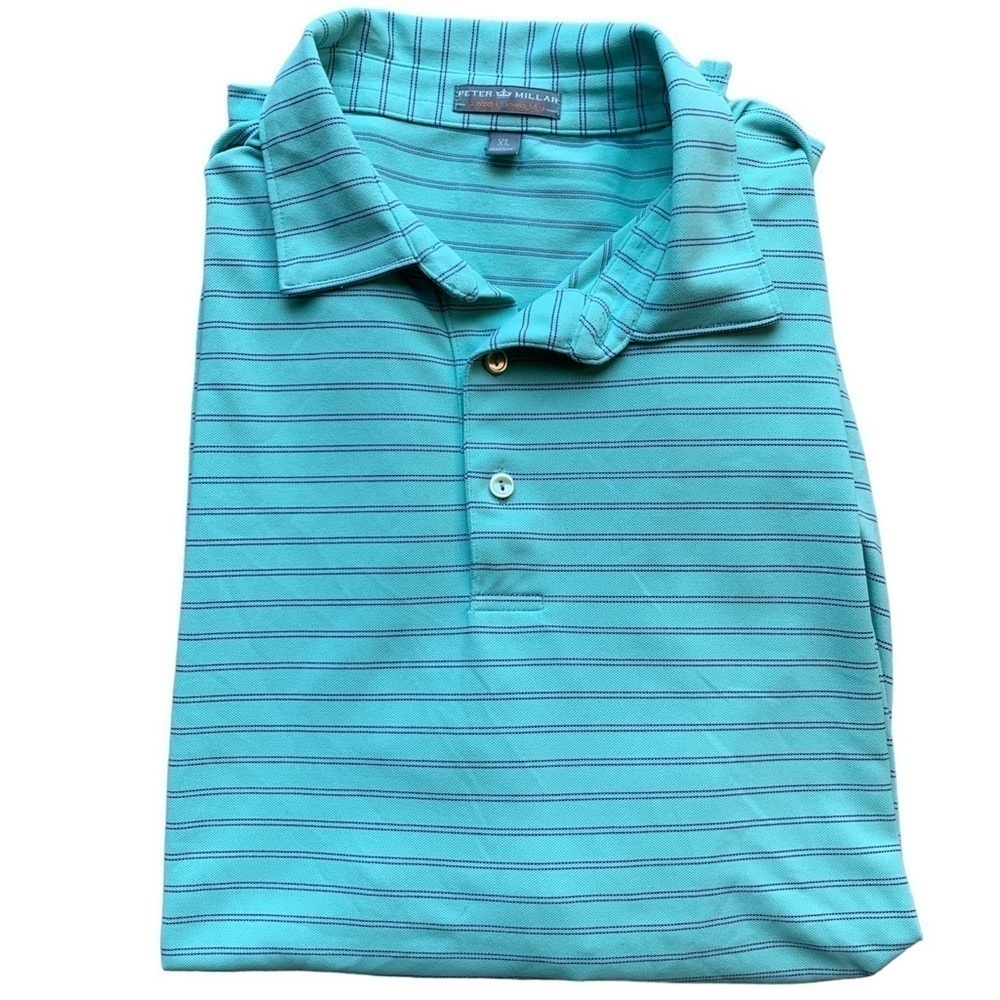 Peter Millar summer comfort Striped Golf Polo
